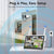 Yeewise 2K Dual Lens WiFi Security Camera System with Monitor