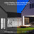 Yeewise 2K Dual Lens PTZ WiFi Security Camera System with Monitor