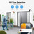 Yeewise 2K Wire-Free Solar Security Camera System with Monitor