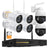 PTZ Wireless Surveillance Camera System Outdoor with Auto Tracking & Floodlights