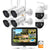 2K All-in-One Wireless Rotating Camera System Outdoor with 12
