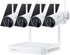 YEEWISE Wire-Free Solar Security Camera System Wireless, 4MP Battery Powered Cameras with Solar Panels, Non-Stop Power, 10CH 4K Wi-Fi NVR, Free Local Storage, PIR Thermal Detection, Motion Spotlight