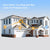 2K All-in-One Wireless Rotating Security Camera System with 12